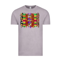 Vintage Zinc mardi gras cake fleur de lis crawfish brushstrokes Vintage Tee - Artiststas