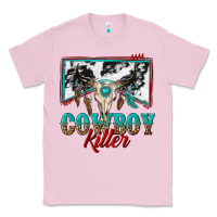 Bubblegum Pink cowboy killer Classic Tee - texasbilliewilder