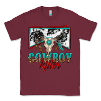 Burgundy cowboy killer Classic Tee - texasbilliewilder