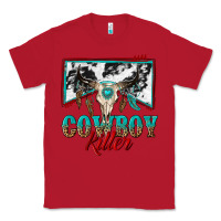 Red cowboy killer Classic Tee - texasbilliewilder