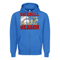 True Royal baseball is my favorite season Zipper Hoodie - texasbilliewilder