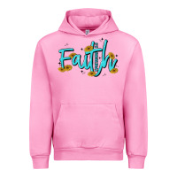 Fuchsia Pink faith Urban Hoodie - MaliasSmallBusiness