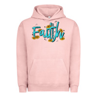 Pigment Salmon faith Urban Hoodie - MaliasSmallBusiness