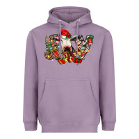 Christmas Joy Cow Heavyweight Hoodie | Teevron