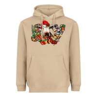 Mushroom christmas joy cow Heavyweight Hoodie - CowhideDigitalArt