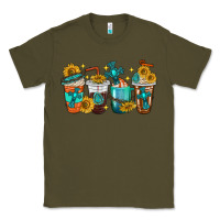 Army Green cross coffee cups Classic Tee - texasbilliewilder