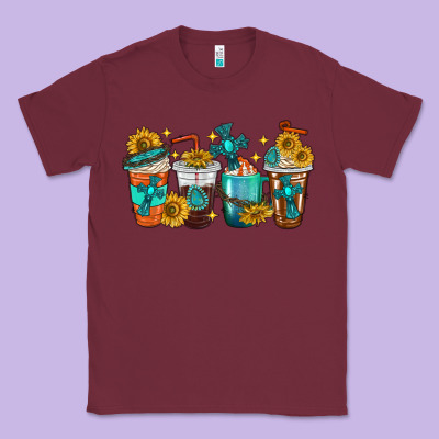 Classic Tee cross coffee cups