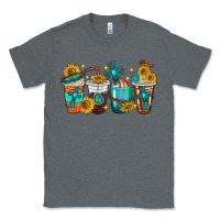 Charcoal Heather cross coffee cups Classic Tee - texasbilliewilder