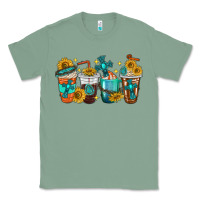 Sage cross coffee cups Classic Tee - texasbilliewilder