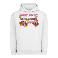 Pigment Lunar Rock drink coffee read books be happy Urban Hoodie - MaliasSmallBusiness