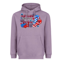 Lavender Flip flops fireworks & freedom 4th of july Heavyweight Hoodie - CowGirlArtShop