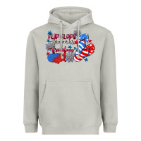 Moon Dust Flip flops fireworks & freedom 4th of july Heavyweight Hoodie - CowGirlArtShop