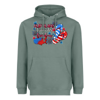Sage Flip flops fireworks & freedom 4th of july Heavyweight Hoodie - CowGirlArtShop
