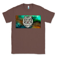 Chestnut white tiger forest license plate Classic Tee - RanaPortraitStore