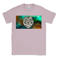 Lilac white tiger forest license plate Classic Tee - RanaPortraitStore