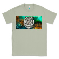 Matcha white tiger forest license plate Classic Tee - RanaPortraitStore
