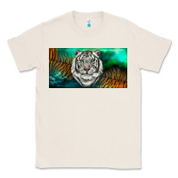 Natural white tiger forest license plate Classic Tee - RanaPortraitStore