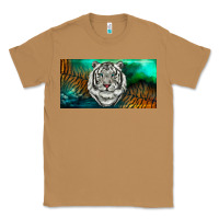 Toasted Coconut white tiger forest license plate Classic Tee - RanaPortraitStore