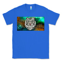 True Royal white tiger forest license plate Classic Tee - RanaPortraitStore