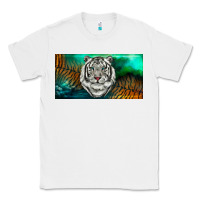 White white tiger forest license plate Classic Tee - RanaPortraitStore