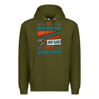 Army Green if papaw can't fix it we are all screwed Premium Hoodie - Jasminsmagicworld