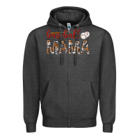Baseball Mama Zipper Hoodie | Teevron