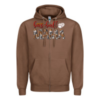 Chestnut baseball mama Zipper Hoodie - texasbilliewilder