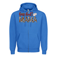 True Royal baseball mama Zipper Hoodie - texasbilliewilder