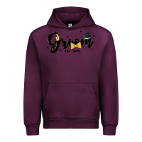 Mauve Wine groom Urban Hoodie - MaliasSmallBusiness