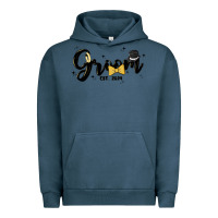 Pigment Midnight Navy groom Urban Hoodie - MaliasSmallBusiness