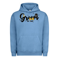 Pigment Pebble Blue groom Urban Hoodie - MaliasSmallBusiness