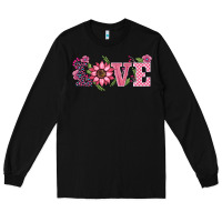Black walentine's day love sunflower Long Sleeve Tee - BarkalooDesign