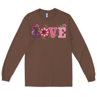 Chestnut walentine's day love sunflower Long Sleeve Tee - BarkalooDesign