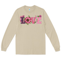 Mushroom walentine's day love sunflower Long Sleeve Tee - BarkalooDesign