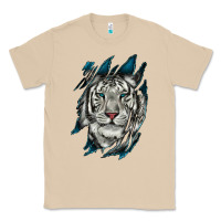 Mushroom White Tiger Scratch Mark Classic Tee - RanaPortraitStore