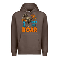 Coffee i'm one hear me roar dinosaur birthday Premium Hoodie - LillyAllenDesigns