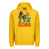 Lemon i'm one hear me roar dinosaur birthday Premium Hoodie - LillyAllenDesigns