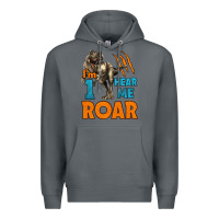 Rock i'm one hear me roar dinosaur birthday Premium Hoodie - LillyAllenDesigns