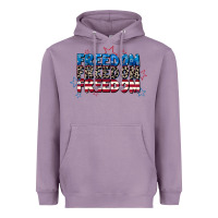 Lavender Freedom freedom freedom 4th of july Heavyweight Hoodie - CowGirlArtShop