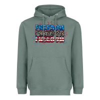 Sage Freedom freedom freedom 4th of july Heavyweight Hoodie - CowGirlArtShop