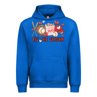 Cobalt tis the season baseball Urban Hoodie - MaliasSmallBusiness