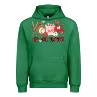 Emerald tis the season baseball Urban Hoodie - MaliasSmallBusiness