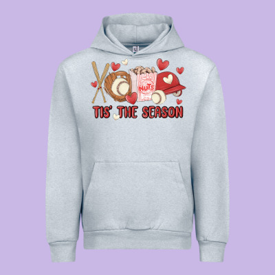 Tis The Season Baseball Urban Hoodie Designed By Maliassmallbusiness