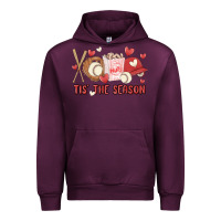 Mauve Wine tis the season baseball Urban Hoodie - MaliasSmallBusiness