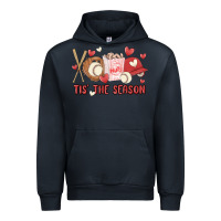 Navy tis the season baseball Urban Hoodie - MaliasSmallBusiness
