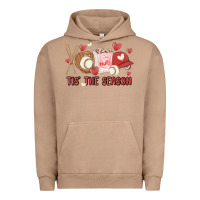 Pigment Burro tis the season baseball Urban Hoodie - MaliasSmallBusiness