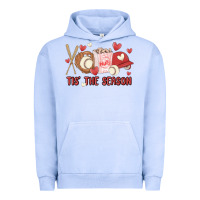 Pigment Grape Ice tis the season baseball Urban Hoodie - MaliasSmallBusiness