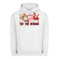 Pigment Lunar Rock tis the season baseball Urban Hoodie - MaliasSmallBusiness