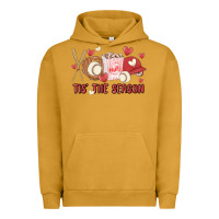 Pigment Peanut Butter tis the season baseball Urban Hoodie - MaliasSmallBusiness