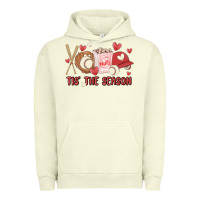 Pigment Pistachio tis the season baseball Urban Hoodie - MaliasSmallBusiness